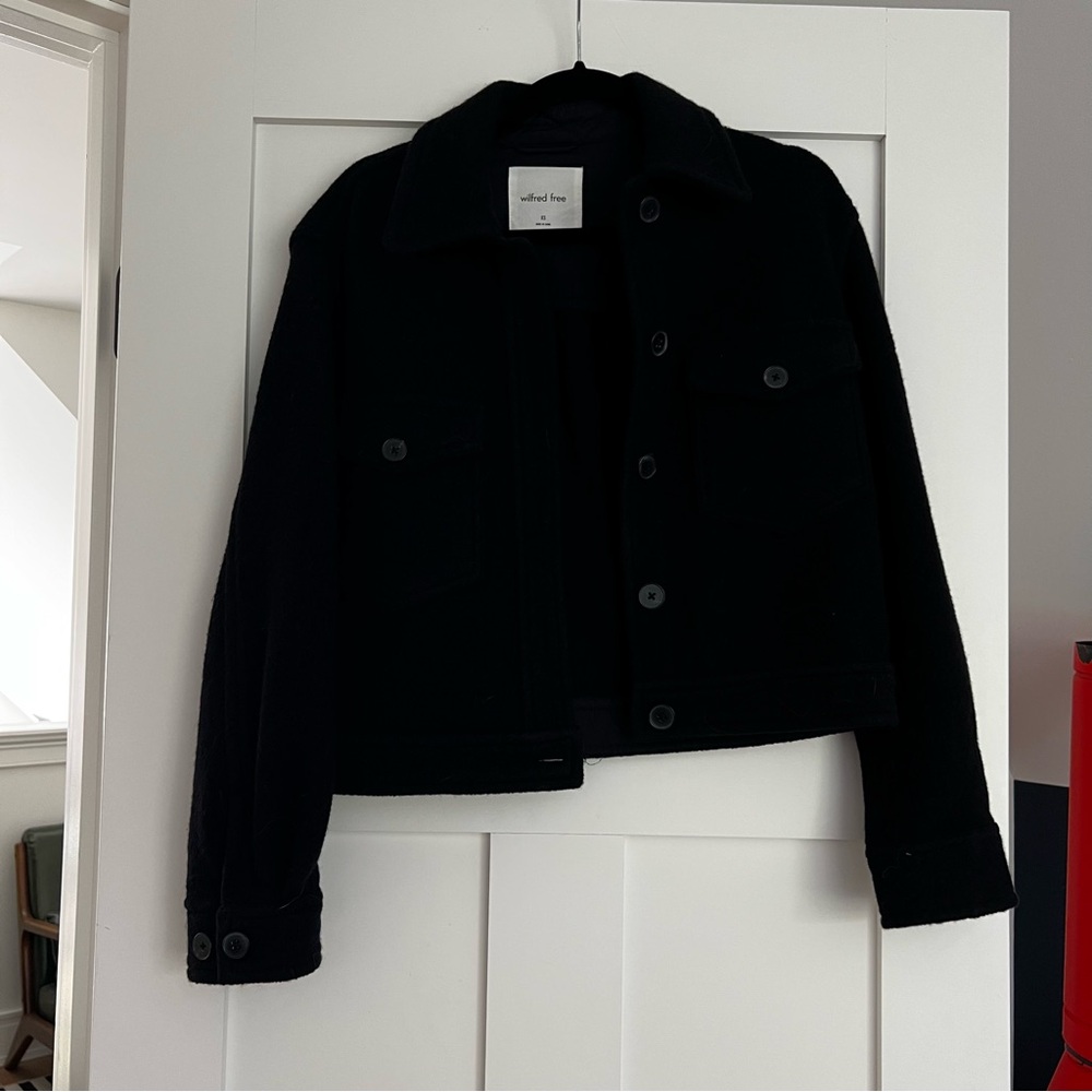 Aritzia Wilfred Free Merino Wool Jacket
